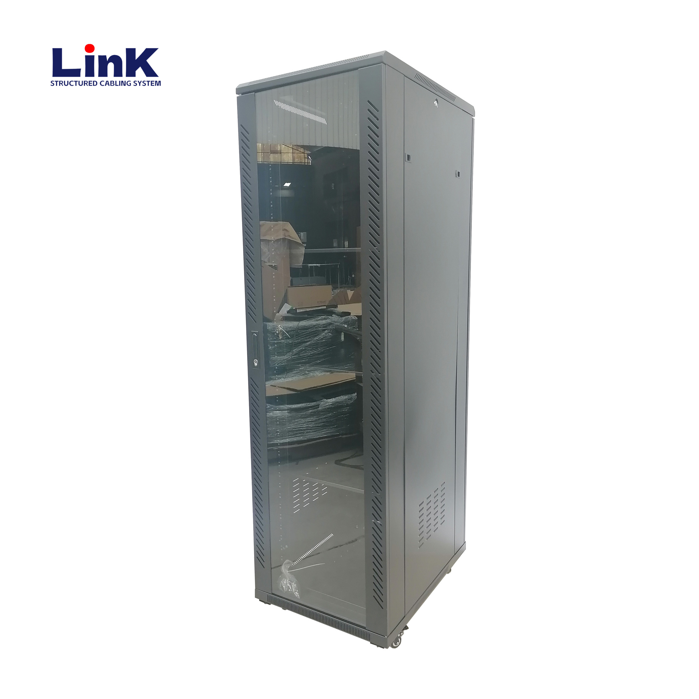 18u 27u 42u 47u Data Center Server Rack (600mm X 800mm) Armoire réseau debout au sol