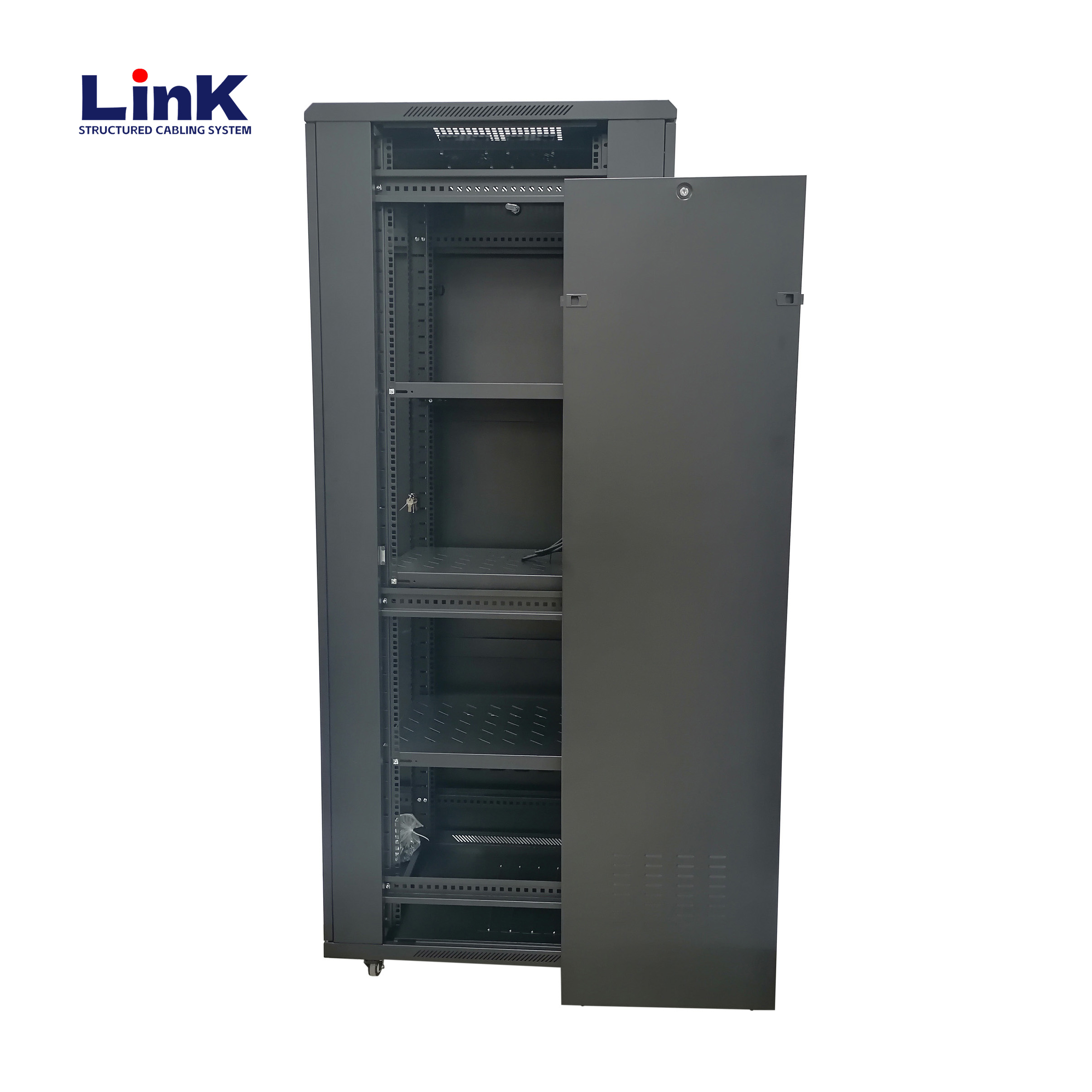 18u 27u 42u 47u Data Center Server Rack (600mm X 800mm) Armoire réseau debout au sol