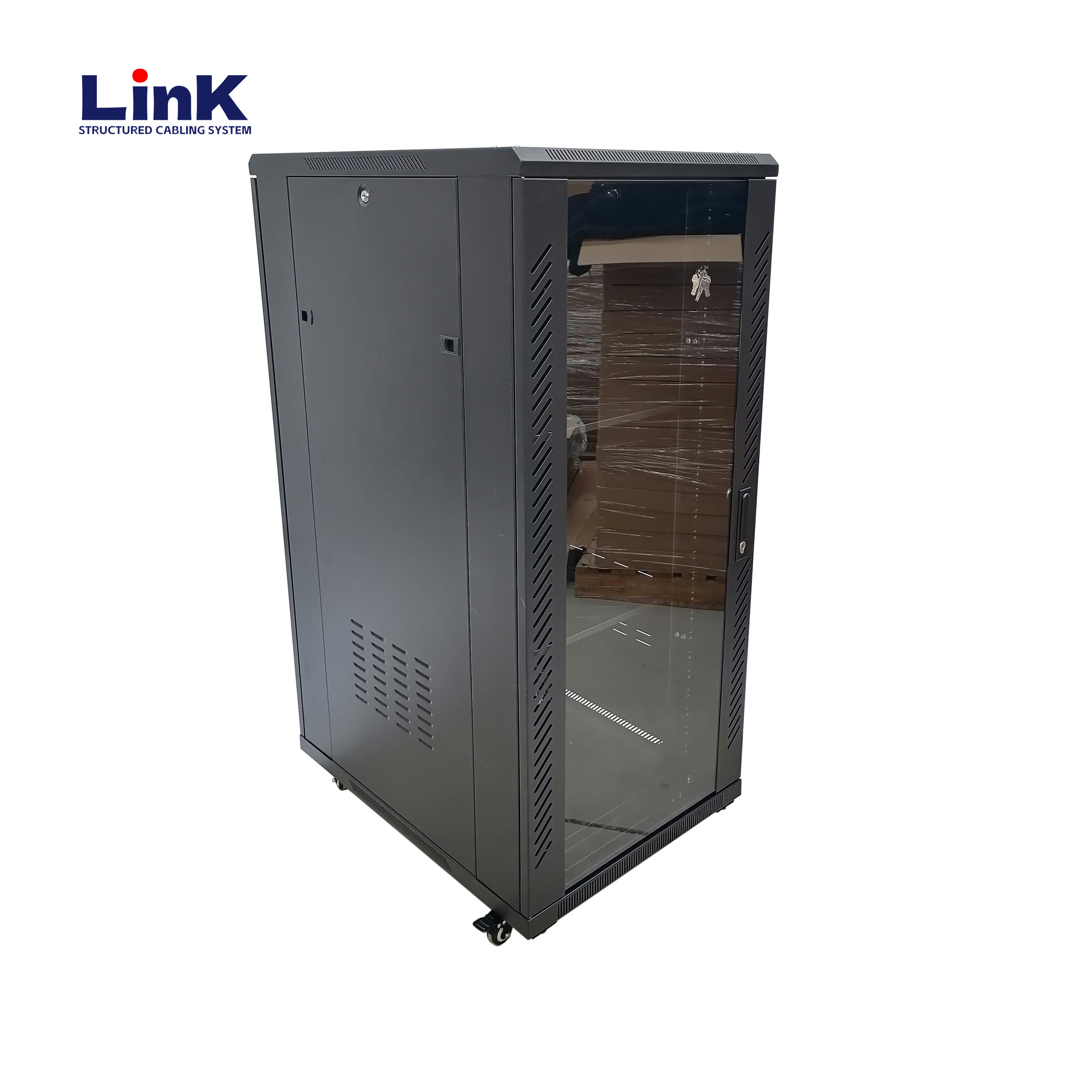 24u 27u 42u Fabricant d'armoires de rack réseau Armoire de serveur fermée 24u 27u 42u